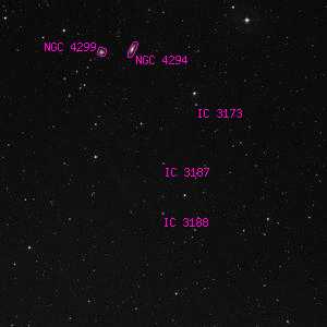 DSS image of IC 3187