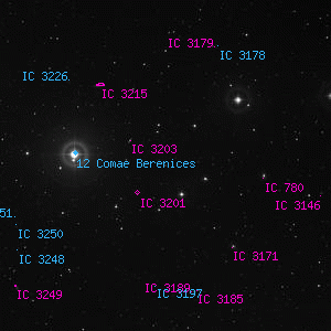 DSS image of IC 3195