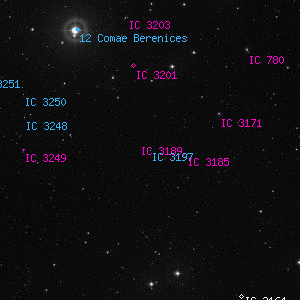 DSS image of IC 3197