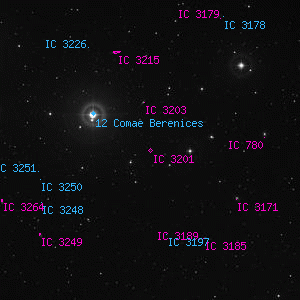 DSS image of IC 3201