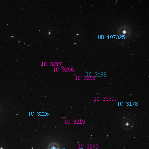 DSS image of IC 3205