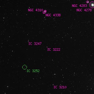 DSS image of IC 3222