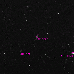 DSS image of IC 3322