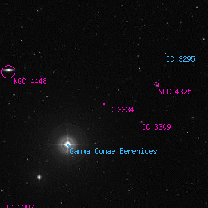 DSS image of IC 3334