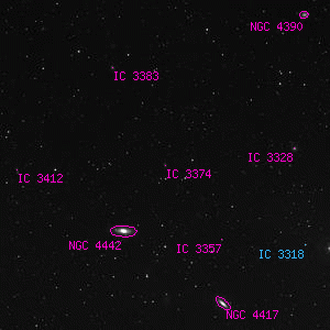 DSS image of IC 3374