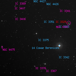 DSS image of IC 3375