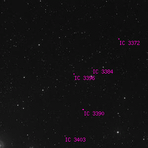 DSS image of IC 3396