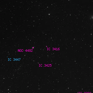 DSS image of IC 3416