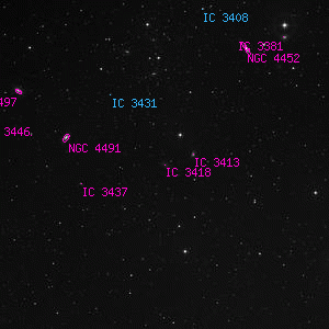 DSS image of IC 3418