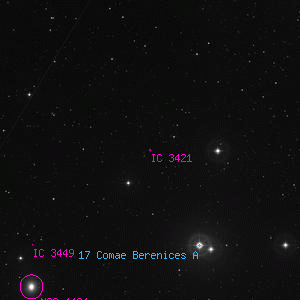 DSS image of IC 3421