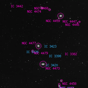 DSS image of IC 3423