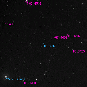 DSS image of IC 3447