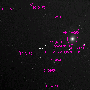 DSS image of IC 3463