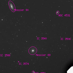 DSS image of IC 3540