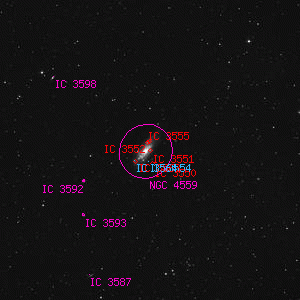 DSS image of IC 3551