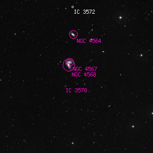 DSS image of IC 3566