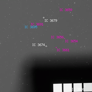 DSS image of IC 3674