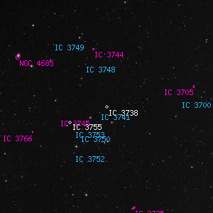 DSS image of IC 3738