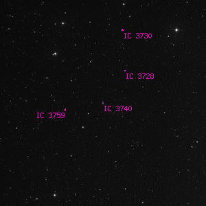 DSS image of IC 3740