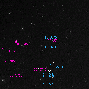 DSS image of IC 3748