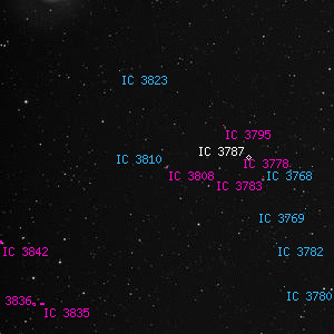 DSS image of IC 3808