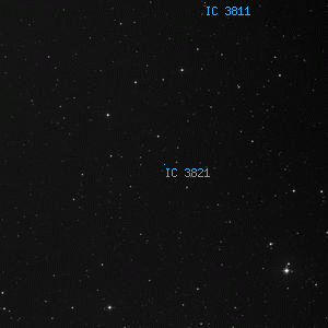 DSS image of IC 3821