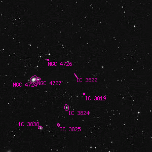 DSS image of IC 3822