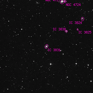 DSS image of IC 3831