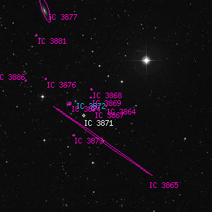 DSS image of IC 3864