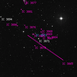 DSS image of IC 3871
