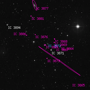 DSS image of IC 3874