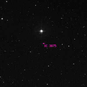 DSS image of IC 3875