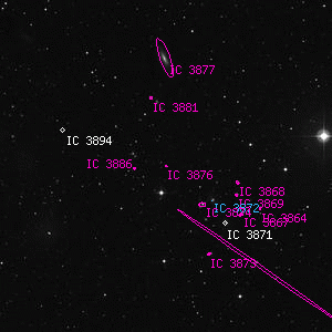 DSS image of IC 3876