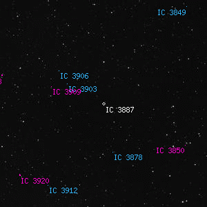 DSS image of IC 3887
