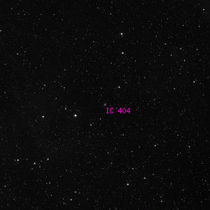 DSS image of IC 404