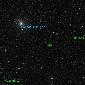 DSS image of IC 406