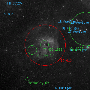 DSS image of IC 410