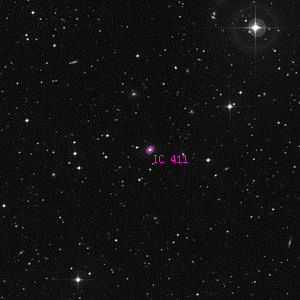 DSS image of IC 411