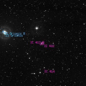 DSS image of IC 412