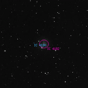 DSS image of IC 4182