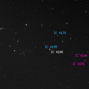 DSS image of IC 4195