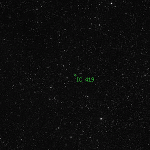 DSS image of IC 419