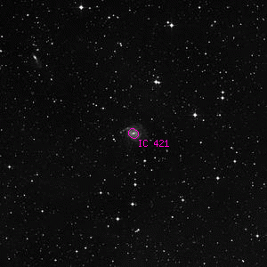DSS image of IC 421