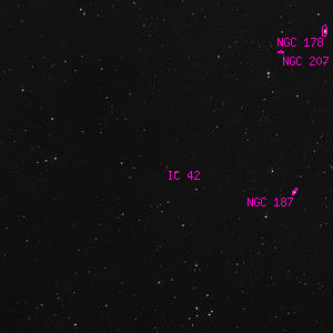 DSS image of IC 42