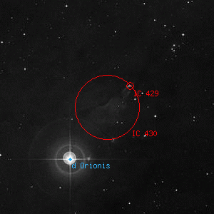 DSS image of IC 430