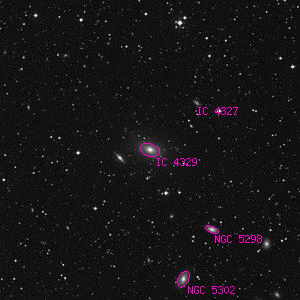 DSS image of IC 4329