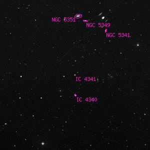 DSS image of IC 4341