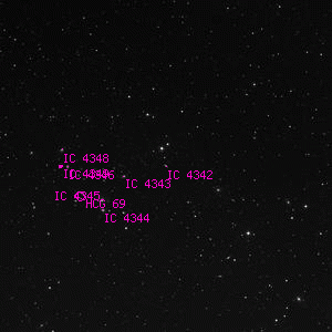DSS image of IC 4342