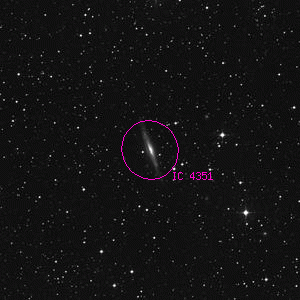 DSS image of IC 4351