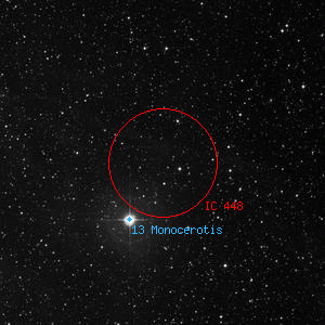 DSS image of IC 448